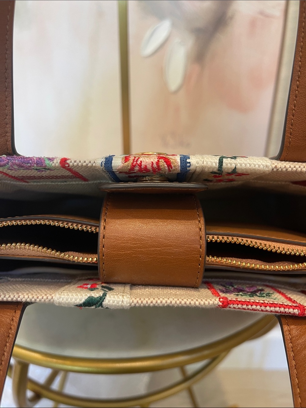 NWOT Tote Bag Walker Webbing Satchel - Picture 7 of 10